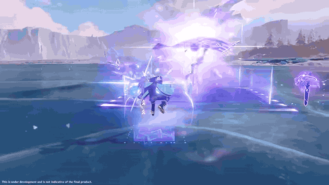 Klip animasi Mitya melancarkan Elemental Burst miliknya dalam Genshin Impact 7.2