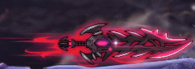 Flying sword roaming the arena