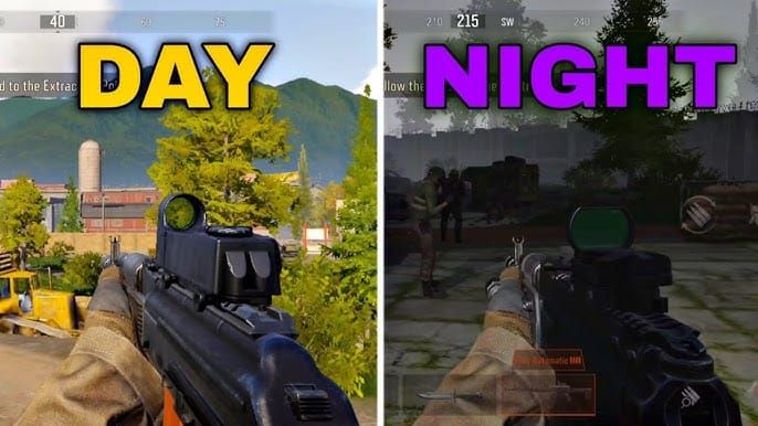 Arena Breakout Infinite night mode maps overview with visibility details