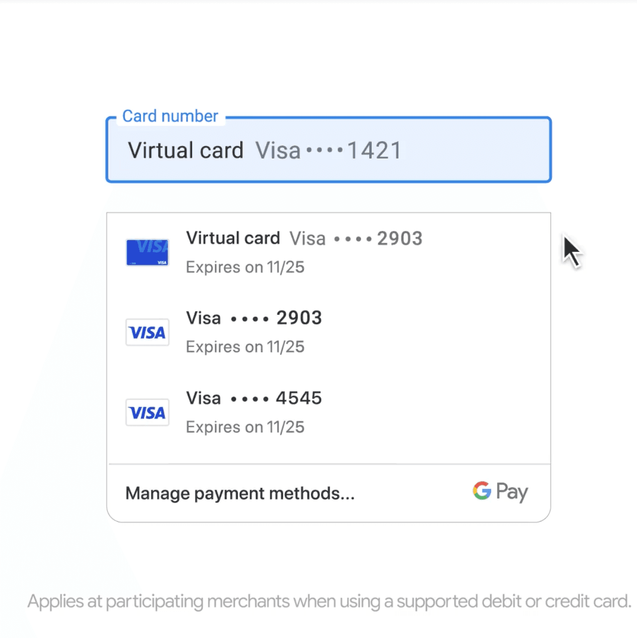 How to recharge Virtual Credit Card