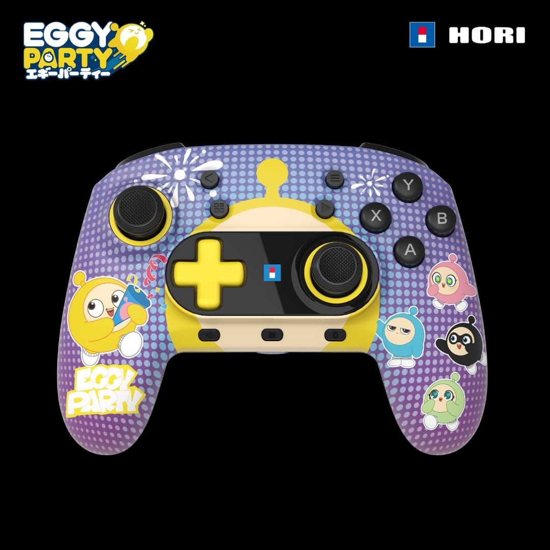 एग्गी पार्टी स्विच कंट्रोलर रीमैपिंग इंटरफ़ेस जिसमें जंप R पर, इनविंसिबल Y पर, गिगेंटिफाई X पर है