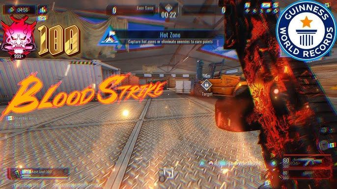Capture d'écran du gameplay du mode Zone Chaude de Blood Strike