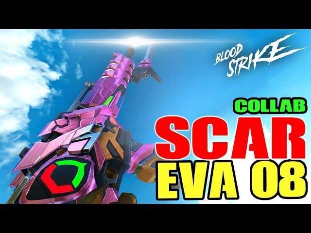 블러드 스트라이크 SCAR-에바-08 무기 스킨