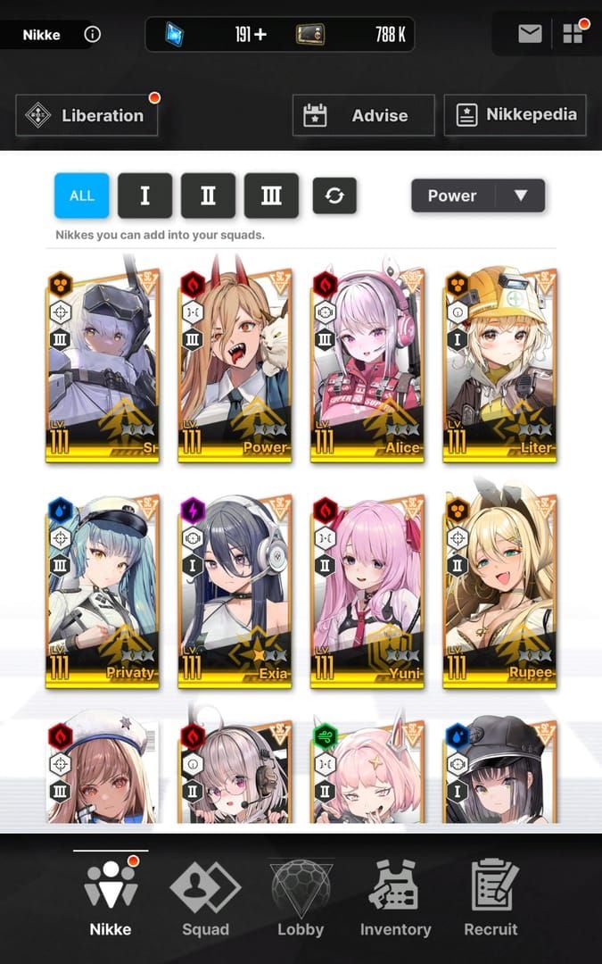 NIKKE Snow White meta team showing Liter, Centi, Snow White, Privaty, and Anne: Miracle Fairy