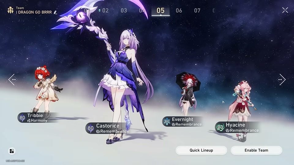 記憶 team for Honkai Star Rail 4.5 who to pull 遐蝶 Evernight 風堇