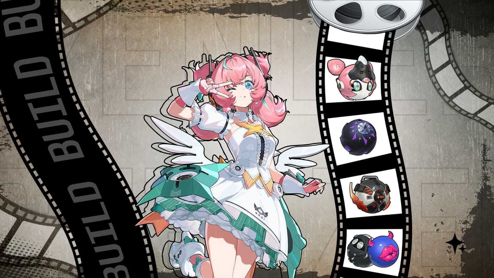 Kenmerkende W-Engine uitrusting voor Aria in Zenless Zone Zero, versterkt Anomaly schade