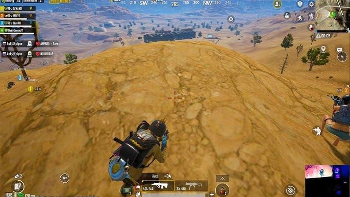 Intense PUBG Mobile competitive match screenshot showing team combat