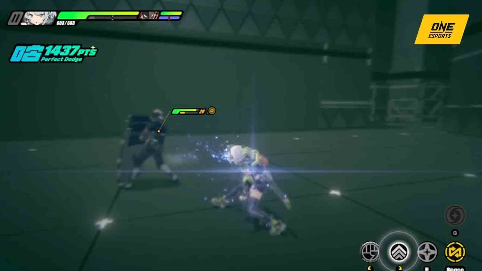 Гайд по Идеальному уклонению в Zenless Zone Zero, показывающий баффы урона и кадры неуязвимости