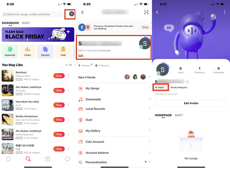 How to recharge WeSing Kcoin