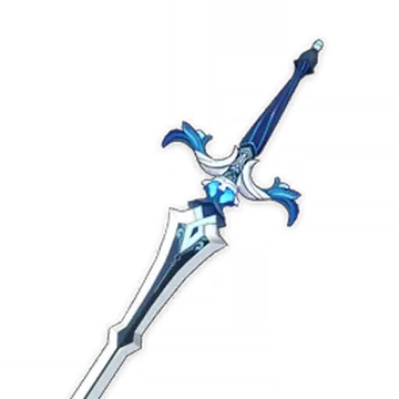 In-game view of Sacrificial Sword from Genshin Impact
