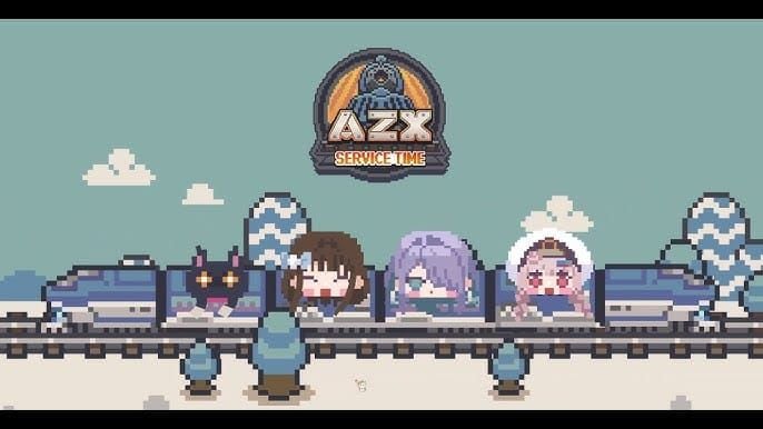 NIKKE AZX 服务时间小游戏显示数字匹配谜题界面和车票奖励