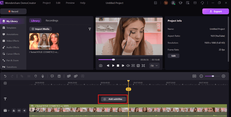Interfejs tworzenia krótkich filmów w aplikacji Likee wyświetlający opcje długości wideo i narzędzia do edycji