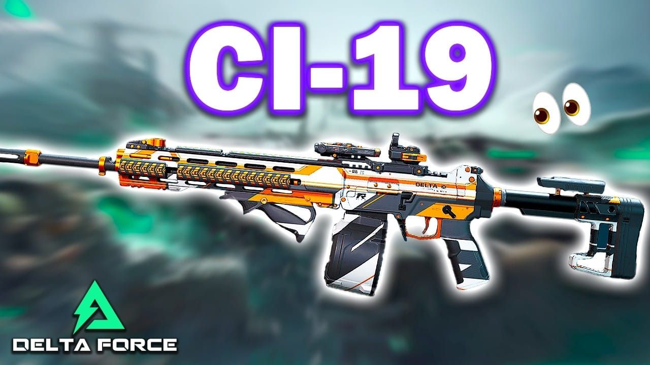 Equipped CI-19 assault rifle in Delta Force