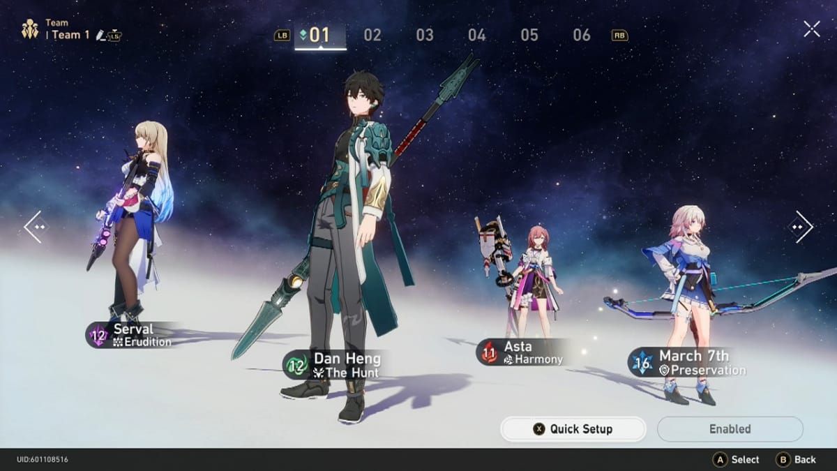 Recommended team compositions featuring Silver Wolf in Honkai Star Rail