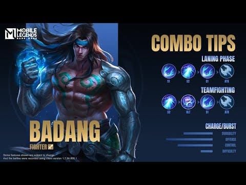 Mobile Legends Bang Bang Badang skill combo screenshot