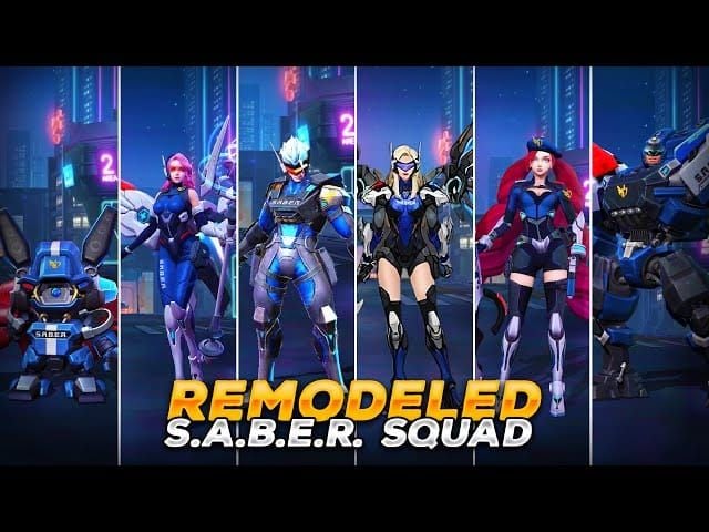 Captură de ecran cu skin-ul Saber Codename Storm Legend în Mobile Legends Bang Bang, evidențiind claritatea abilității ultime