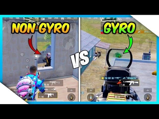 Perbandingan kontrol recoil gyro dan non-gyro di PUBG Mobile
