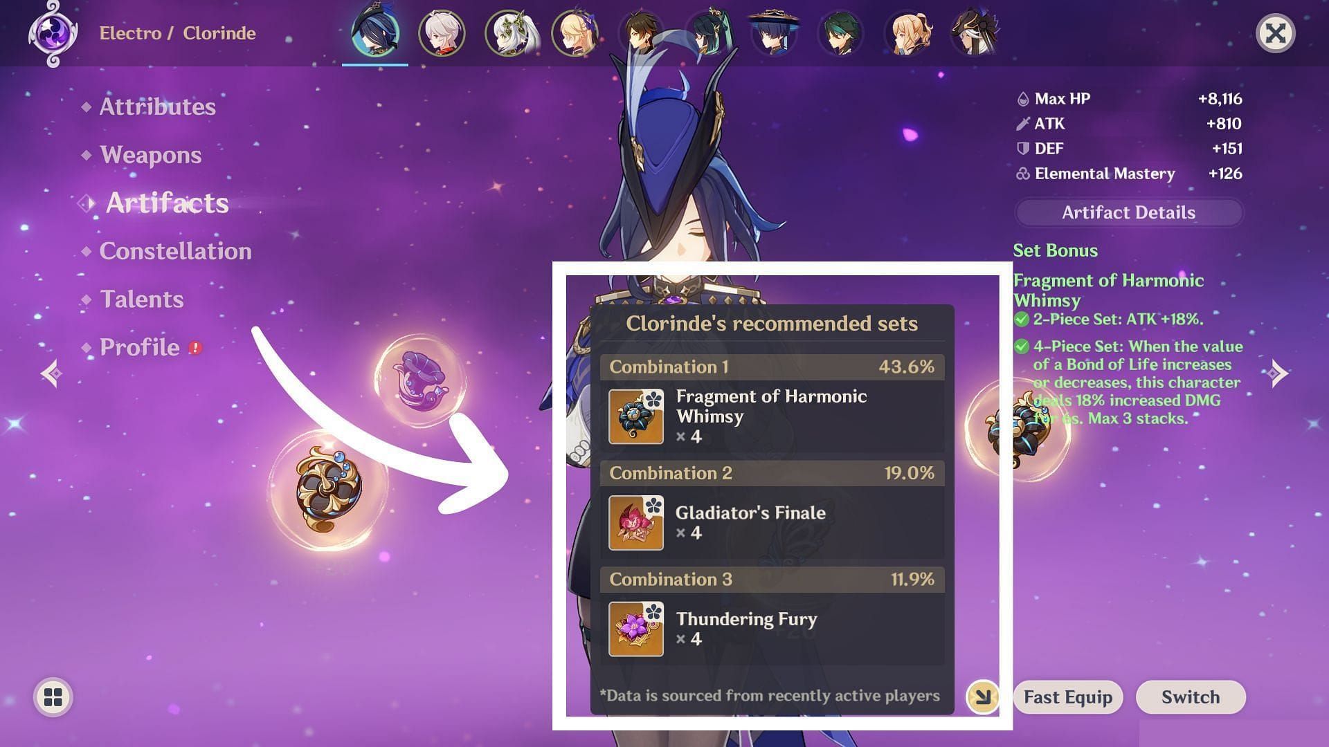 Honkai Star Rail relic management screen showing filtering options and automated sorting features