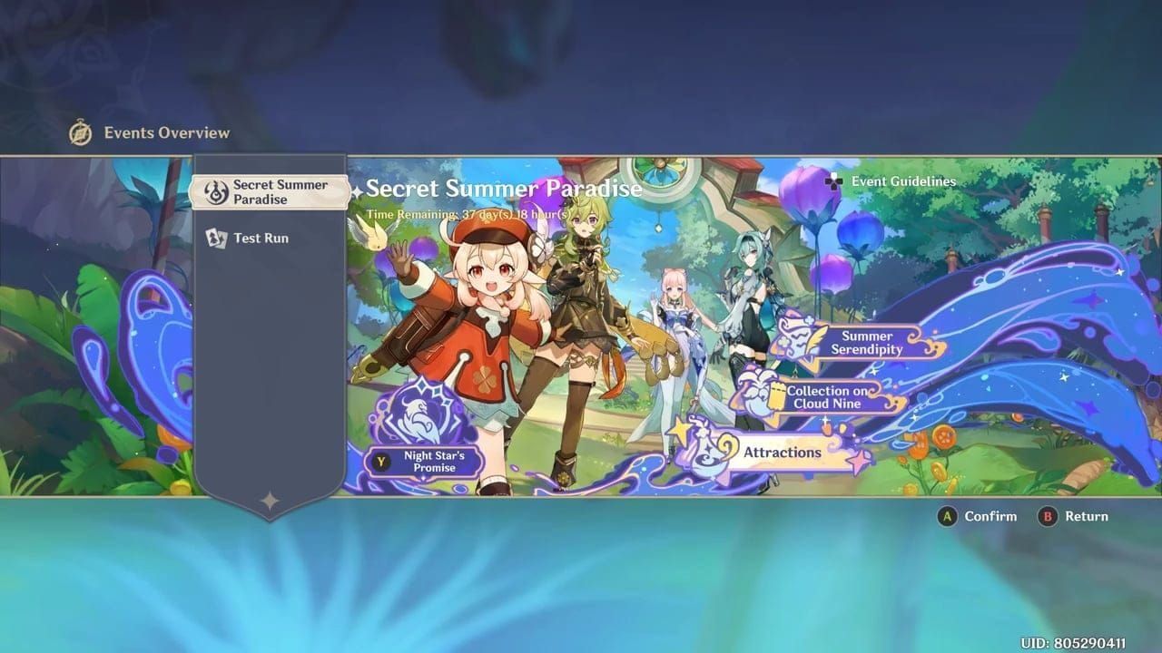 واجهة حدث صلاة القمر تظهر أنشطة رحلة Snowbound Journey وتتبع التقدم