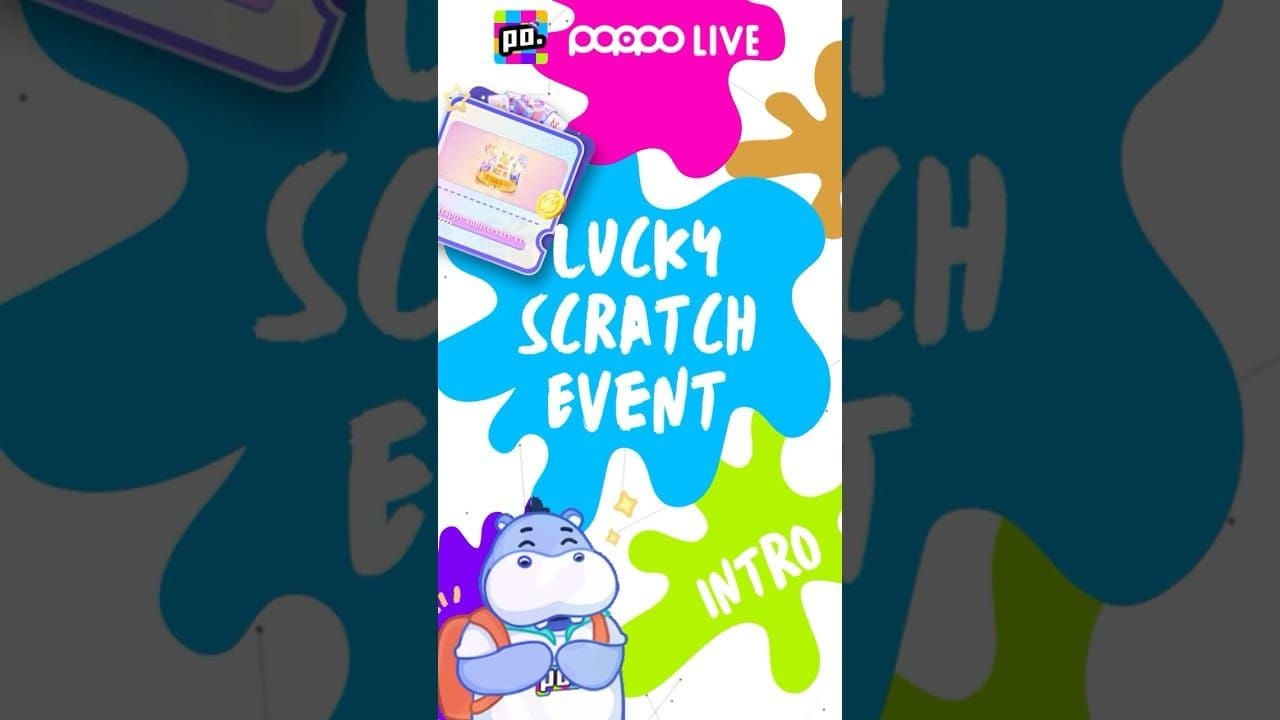 واجهة ميزة Lucky Scratch في تطبيق Poppo Live