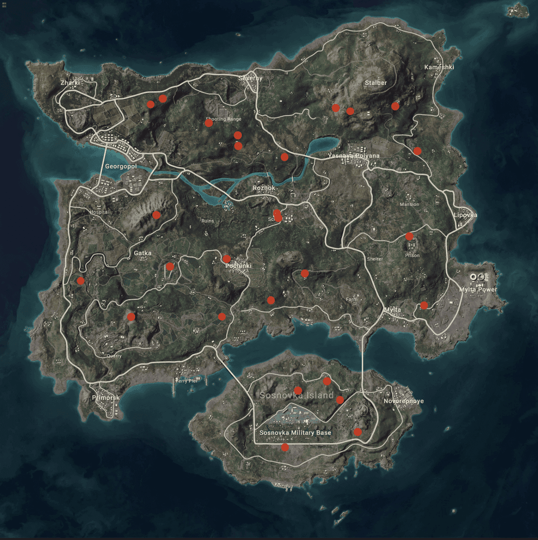 PUBG Mobile tournament final circle showing intense competition between remaining teams