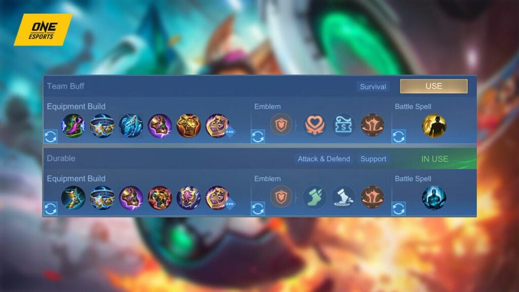 Сборки и снаряжение для конкретных героев поддержки в Mobile Legends Bang Bang 2025