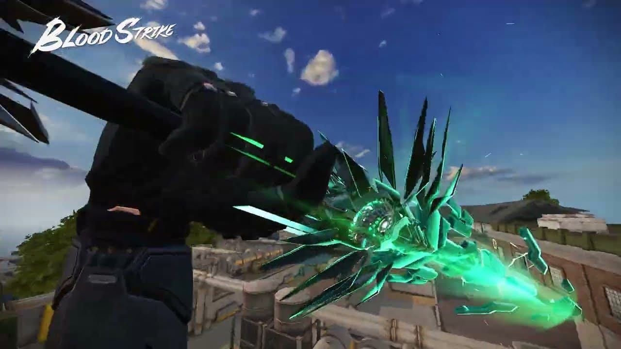 फ्लेम इफेक्ट्स के साथ Blood Strike M1887 Netherflame Phantom शॉटगन स्किन