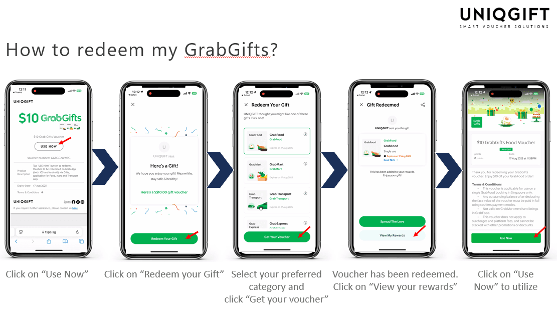 How to recharge GrabGifts Cash Voucher (TH)