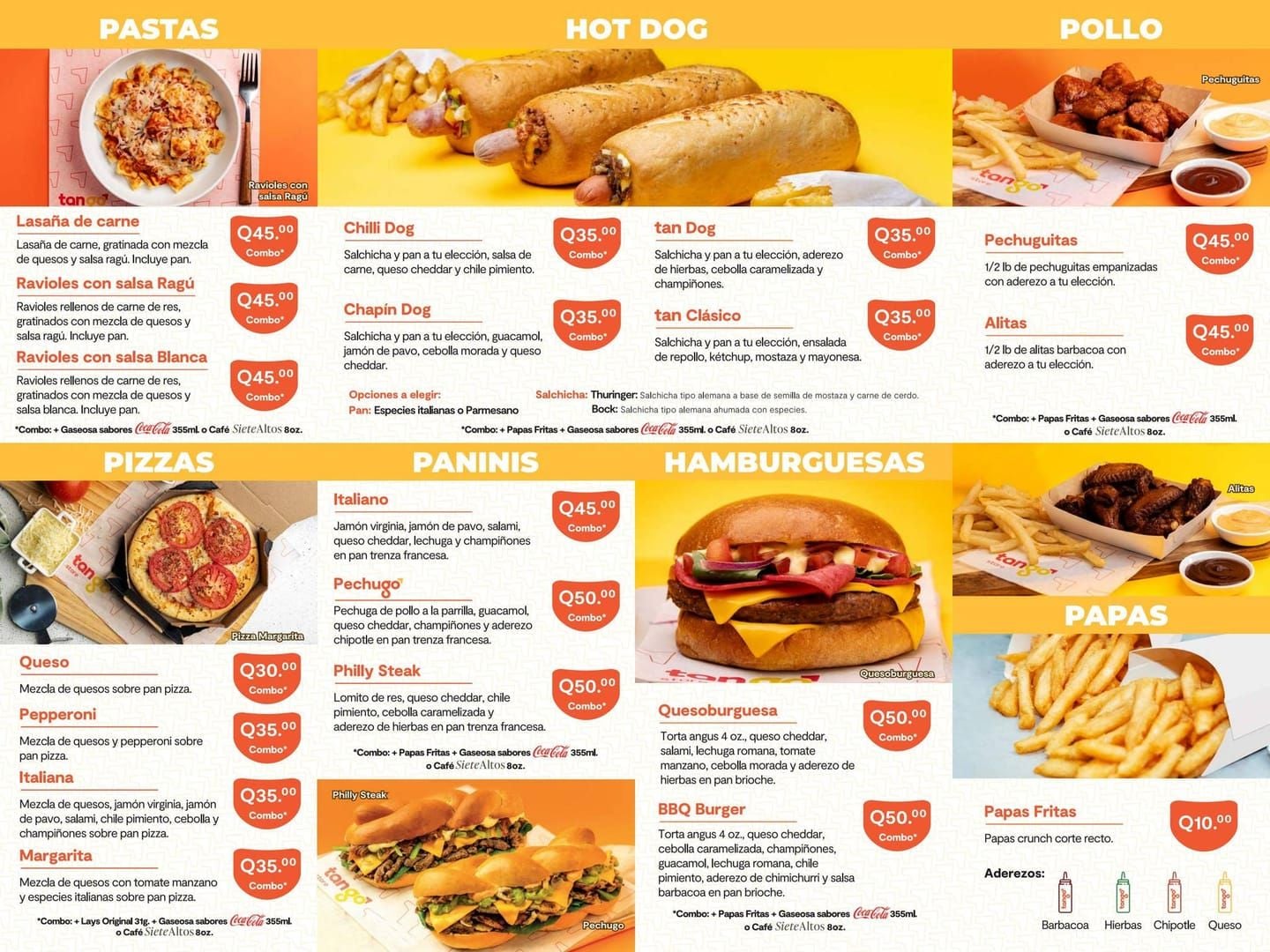 Tango app guide showing Media Pack purchase and activation steps