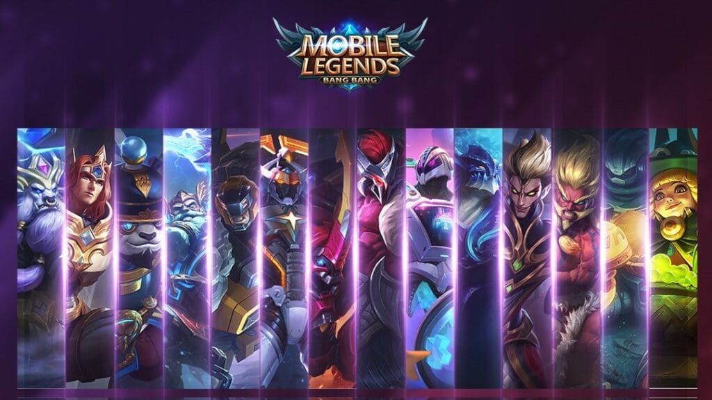 S-tier tank heroes from Mobile Legends Bang Bang including Uranus, Baxia, Hylos and Gloo