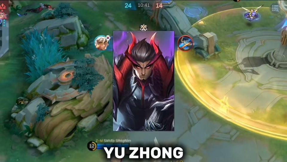 Mobile Legends beginner guide EXP laner Yu Zhong