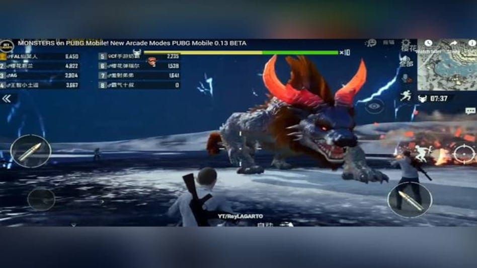 Four new monster types in PUBG Mobile World of Wonder: Giant Ice Dragons, Smog Zombies, Splitter Zombies, and Mech Hounds