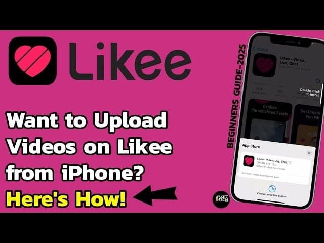 Likee 个人主页“我”页面,显示视频网格和获赞总数计数器