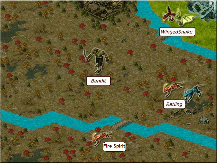 Bandit L97 mob in Conquer Online Bird Island