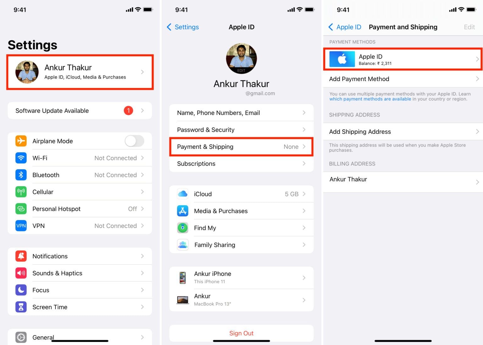 Saldo konta Apple w ustawieniach App Store