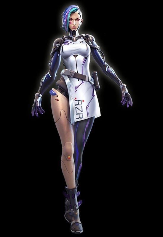 ตัวละคร Free Fire ตัวป้องกันที่โต้ตอบกับกำแพงได้และตัวละครสองสกิล