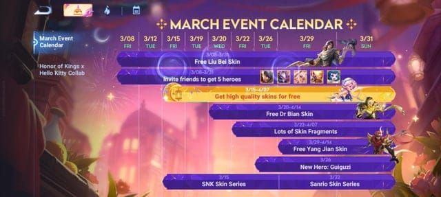 Honor of Kings mobile interface showing navigation steps to access the gift code redemption section