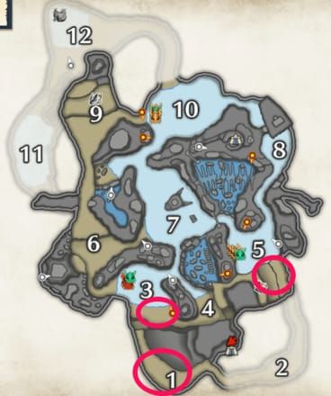 Peta acara Poppo Random Quest Drop yang menunjukkan misi dan poin