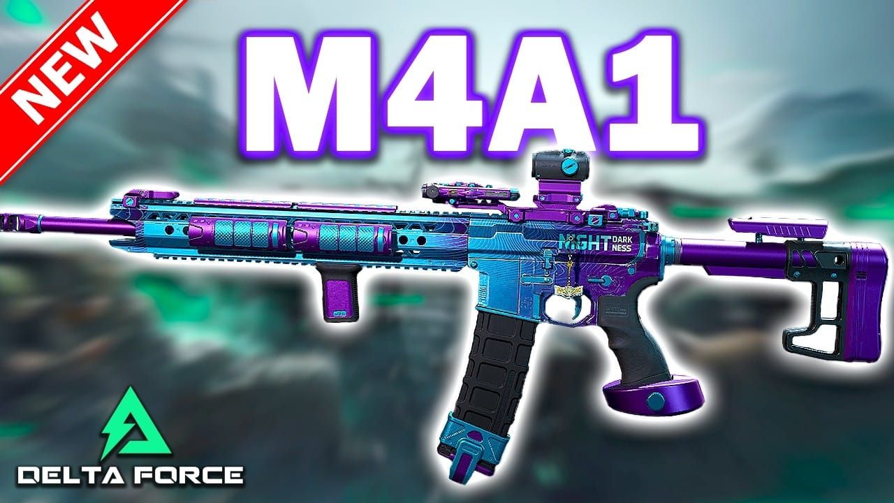 拡張マガジンと安定ストックを含むデルタフォース M4A1 ロードアウト装備紹介