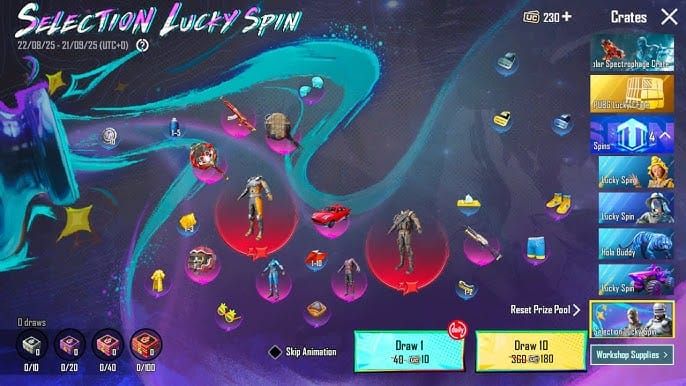 Panduan pusingan harian dan crafting PUBG Mobile Mythic Forge