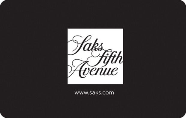 How to recharge Saks Fifth Avenue Gift Card (US)