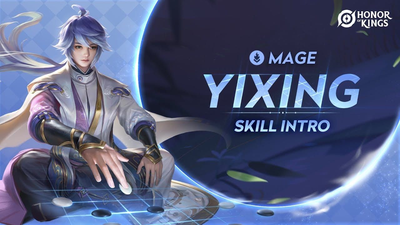 Yixing character showcase in Honor of Kings gameplay