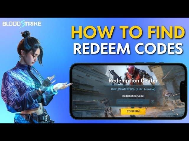 Blood Strike promotional code redemption screen