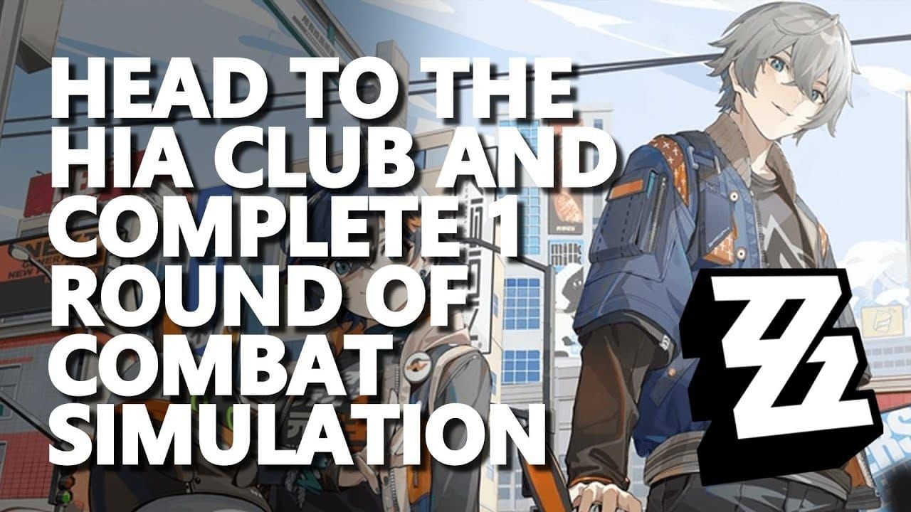 Menu Combat Simulation HIA Club Zenless Zone Zero dengan ganjaran Senior Log