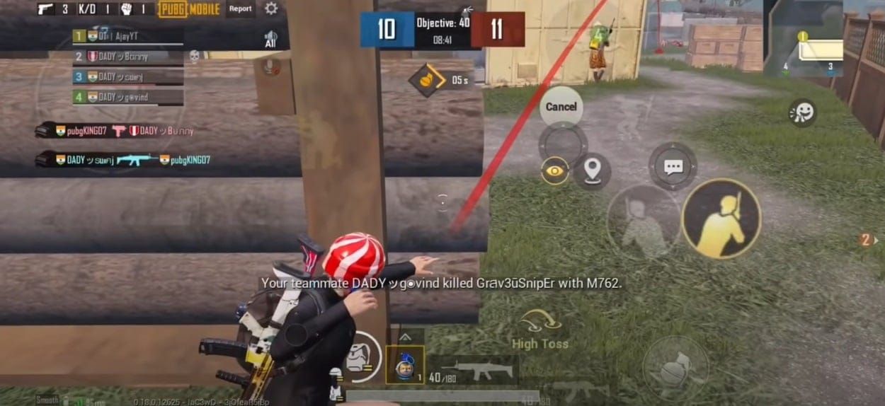 Guide demonstrating proper grenade cooking and airburst technique timing