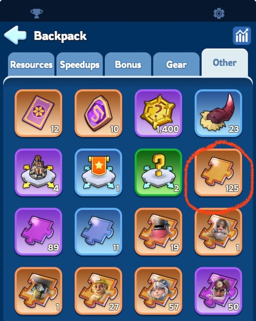 ホワイトアウト・サバイバルのRamadanJoyイベントで入手できるミシック英雄の欠片や装備素材のゲーム内アートワーク