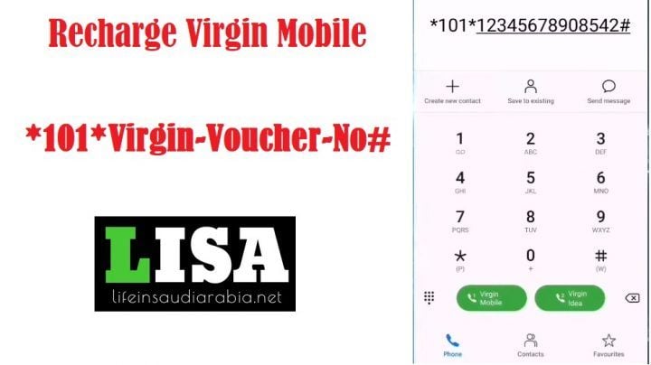 How to recharge Virgin Mobile Recharge Card (SA)