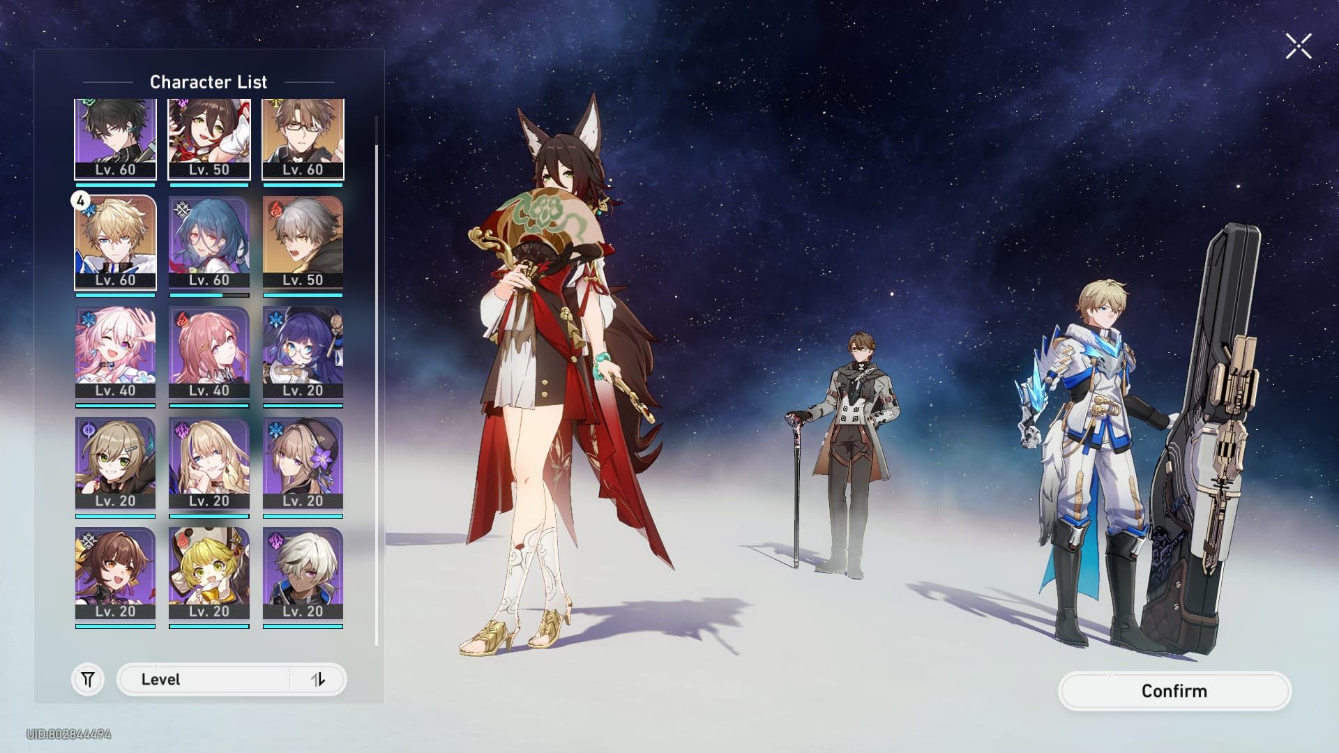 Honkai Star Rail Apocalyptic Shadow Knoten 2 F2P Team-Interface: Dan Heng, Serval, Asta, Natasha