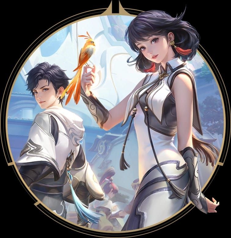 Honor of Kings hero artwork for Ying and Flowborn