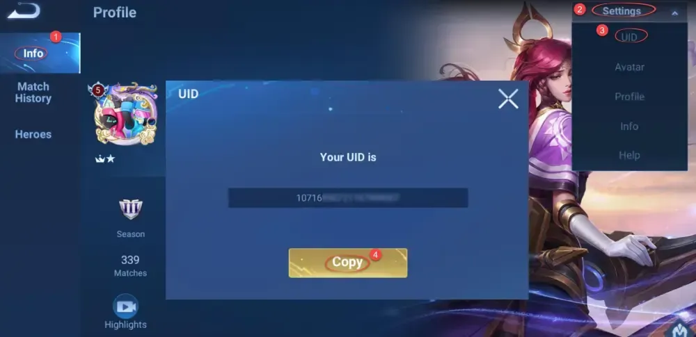 Comparison of Honor of Kings payment interfaces on iOS and Android platforms